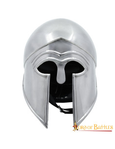Casque grec corinthien avec doublure en cuir