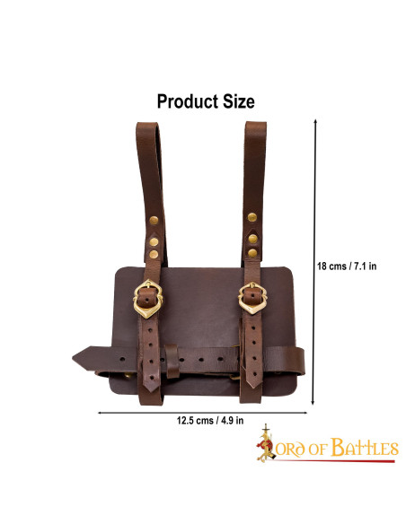 Porte-agenda en cuir à porter à la...