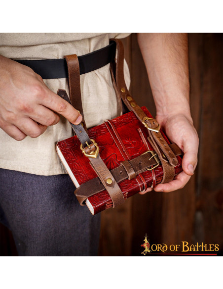 Porte-agenda en cuir à porter à la...