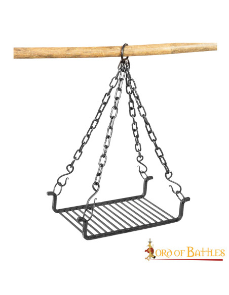 Grille en fer forgé pour le camping,...