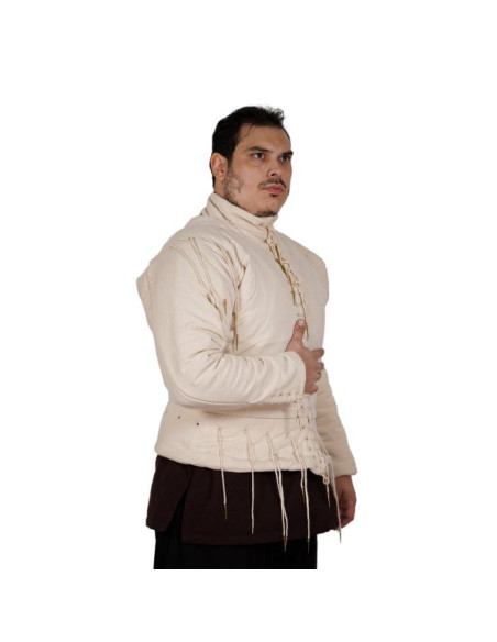 Gilet fonctionnel écru s. XV, avec...