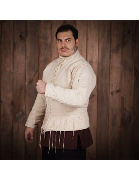 Gilet fonctionnel écru s. XV, avec...