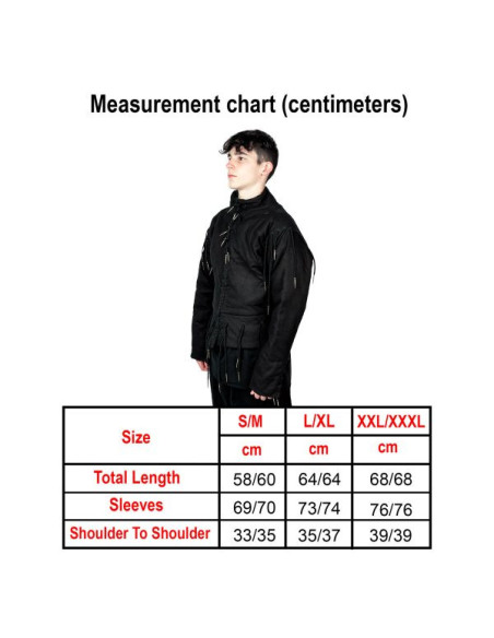 Gilet noir fonctionnel s. XV, avec...