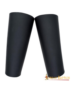 Bracelets médiévaux lisses faits à la main en cuir