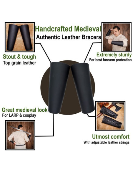 Bracelets médiévaux lisses faits à la...