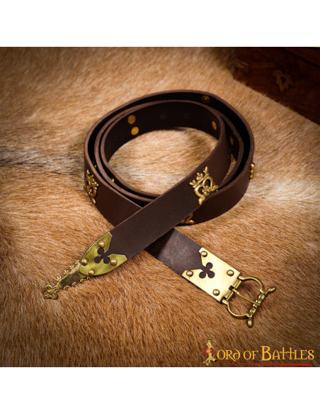 Ceinture de chevalier gothique marron... Ceinture de chevalier gothique marron...