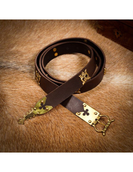 Ceinture de chevalier gothique marron... Ceinture de chevalier gothique marron...