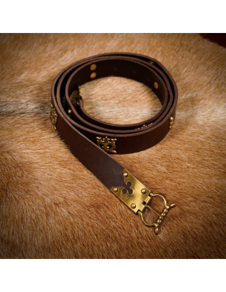 Ceinture de chevalier gothique marron... Ceinture de chevalier gothique marron...