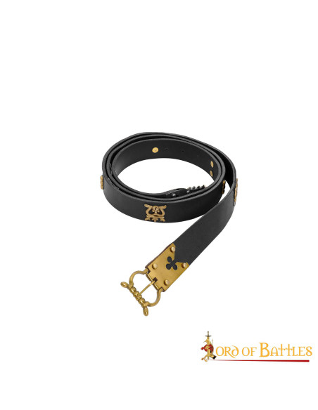 Ceinture noire de chevalier gothique...