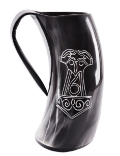 Mug viking Mjolnir Marteau de Thor, 650-800 ml.