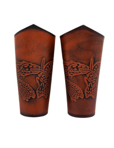 Bracelets Viking en cuir modèle Dragon