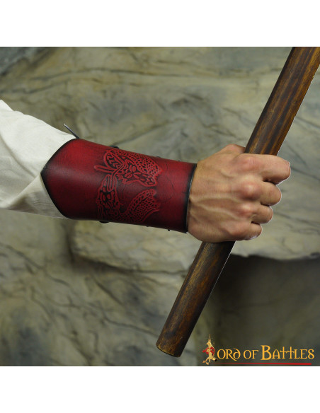 Bracelets Viking en cuir modèle Dragon