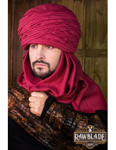 Turban Arabe Hamtar - Rouge