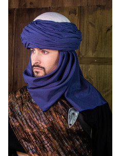 Turban Arabe Azraq - Blanc et Bleu