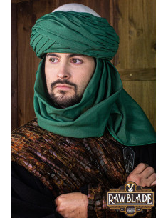 Turban Arabe Azraq - Blanc et Vert