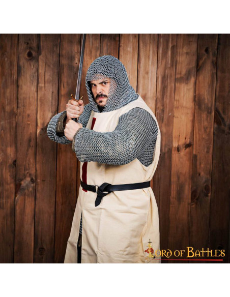 Cotte de mailles avec anneaux...