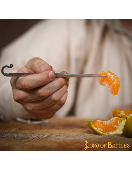 Fourche-brochette Viking forgée à la...