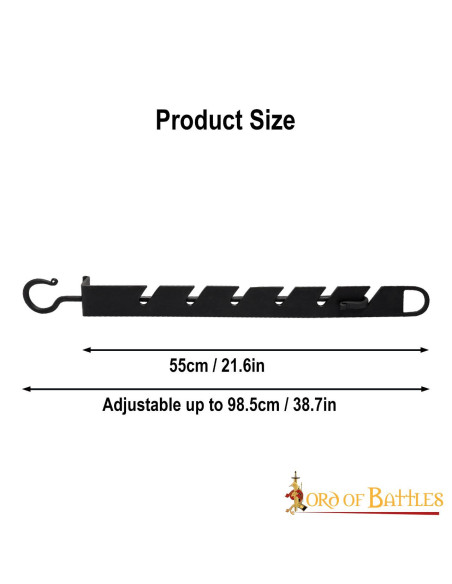 Crochet pour régler la hauteur des...