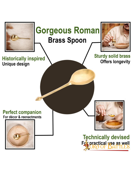 Ensemble de 2 cuillères romaines en...