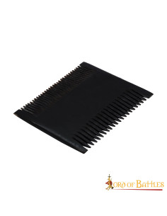 Peigne médiéval pour femme en corne de boeuf
