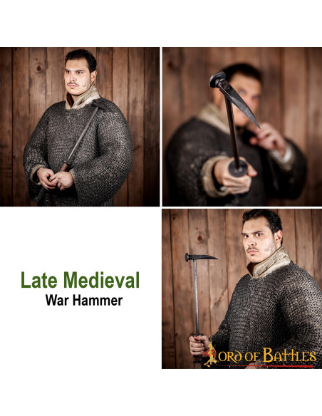 marteau de guerre médiéval, gothique