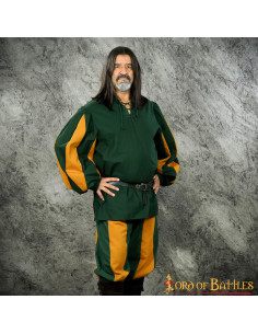 Pantalon Renaissance Drago - Vert et Orange 2