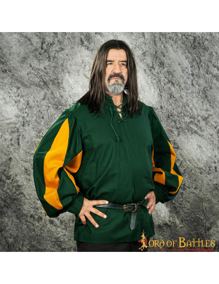 Chemise Renaissance Ebony à manches...