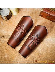 Bracelets Jonc Minas Tirith White Tree - Marron