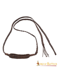 Sling des Baléares en cuir tressé