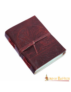 Journal médiéval de l'arbre de vie Yggdrasil (17,7x12,7 cm.)