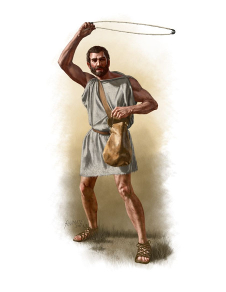 Sling des Baléares en cuir tressé