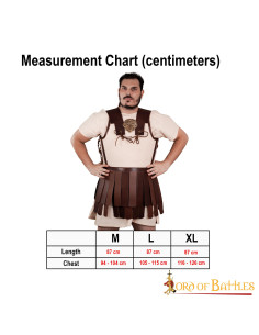 Cuirasse d'armure grecque Linothorax 2