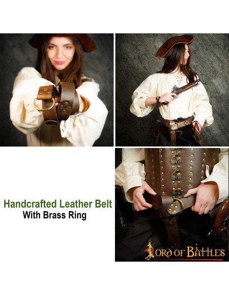 Ceinture médiévale traditionnelle,...