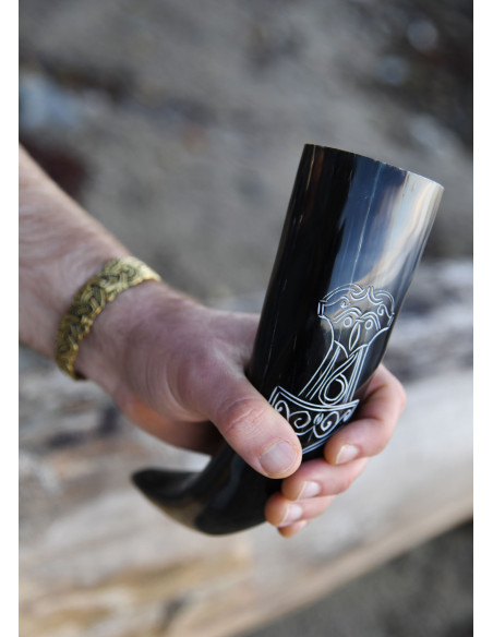 Marteau en corne de Thor Mjölnir avec...