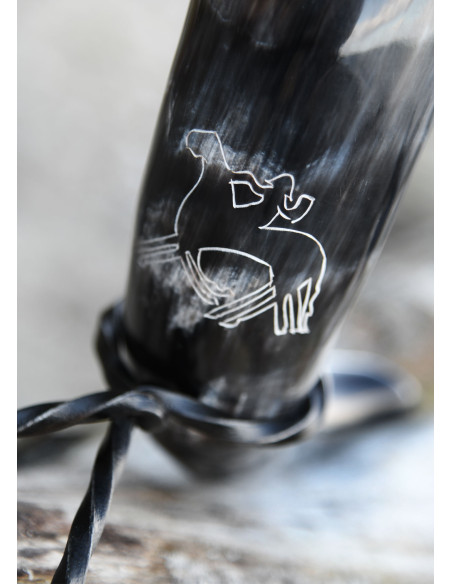 Corne viking Odin chevauchant...