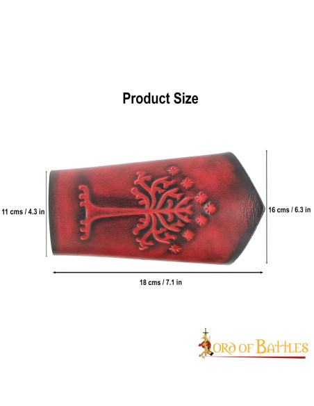 Bracelets Arbre du Gondor en cuir...