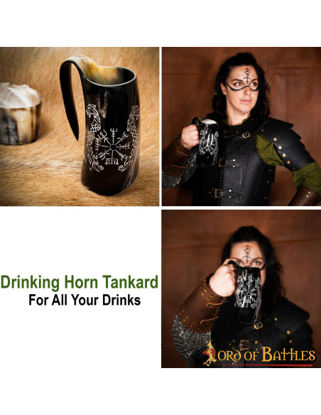 Chope à bière celtique Vegvísir...