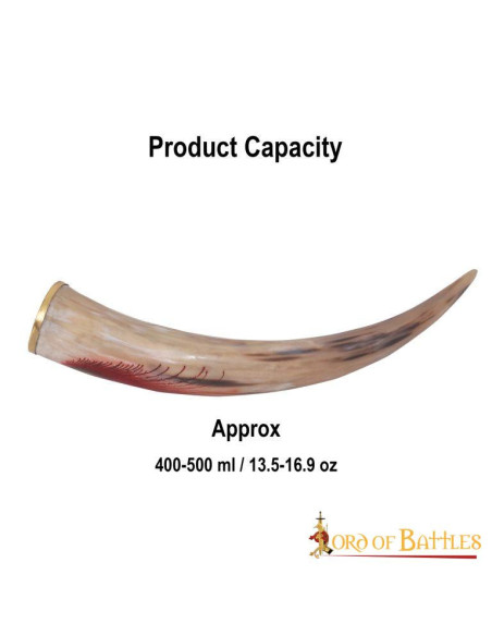 Corne viking d'Olaf à boire (400-500...