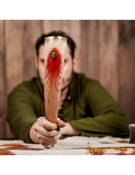 Corne viking d'Olaf à boire (400-500...