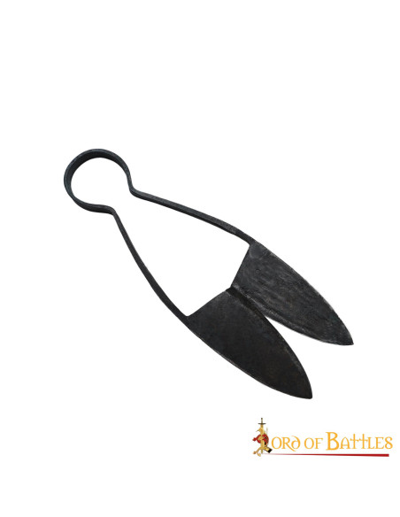 Ciseaux médiévaux en fer forgé à la...