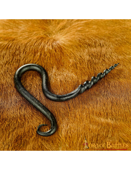 Tire-bouchon médiéval forgé à la main...