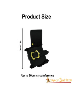 Baldaquin pour épées et autres armes en cuir 2