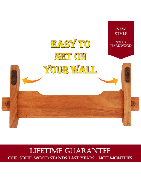 Support mural en bois pour accrocher...