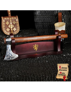 Support de bureau en bois pour accrocher 1 épée 2