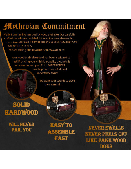 Support de bureau en bois pour...