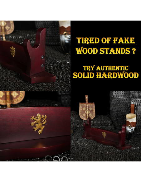 Support de bureau en bois pour...