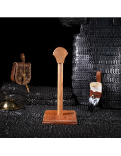 Support en bois pour accrocher les casques (40,5 cm.)