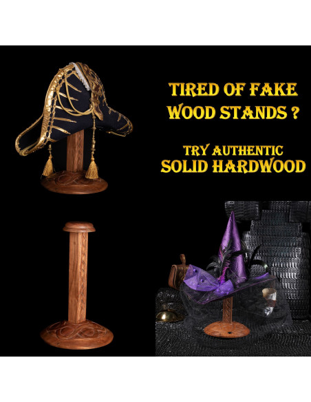 Support en bois sculpté pour...