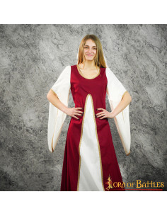 Robe Médiévale Courtisane Aelis - Grenat 2