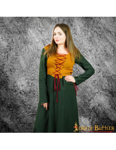 Robe Médiévale Femme Eyra - Vert 2